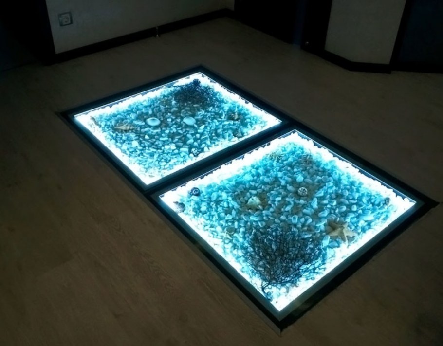 Стеклянный пол