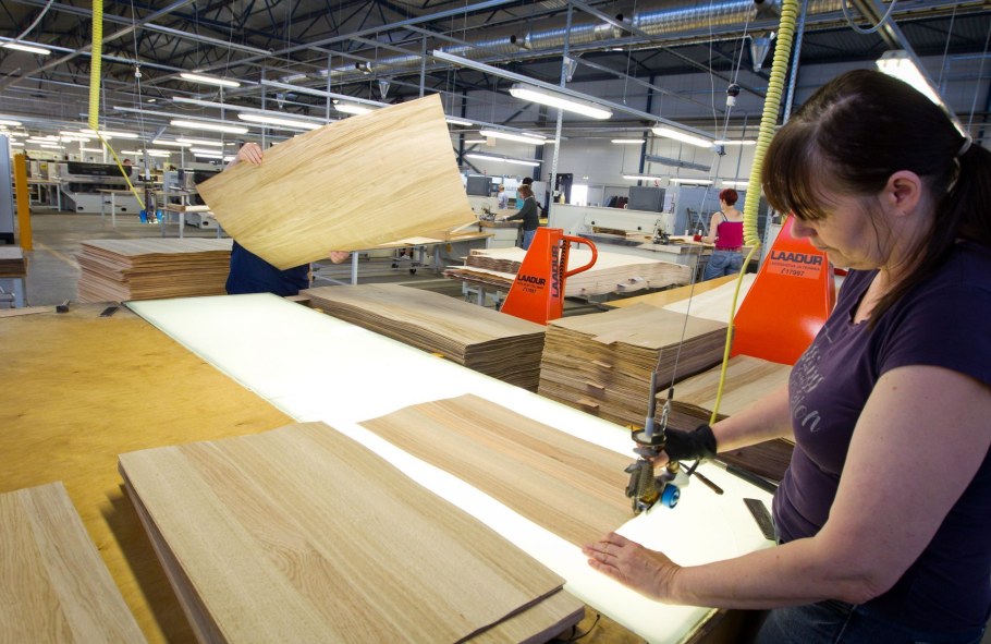 Шпон производство