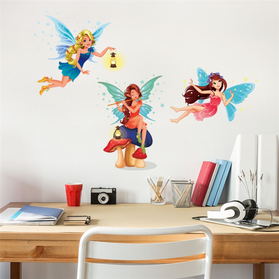 Наклейки на стену феи