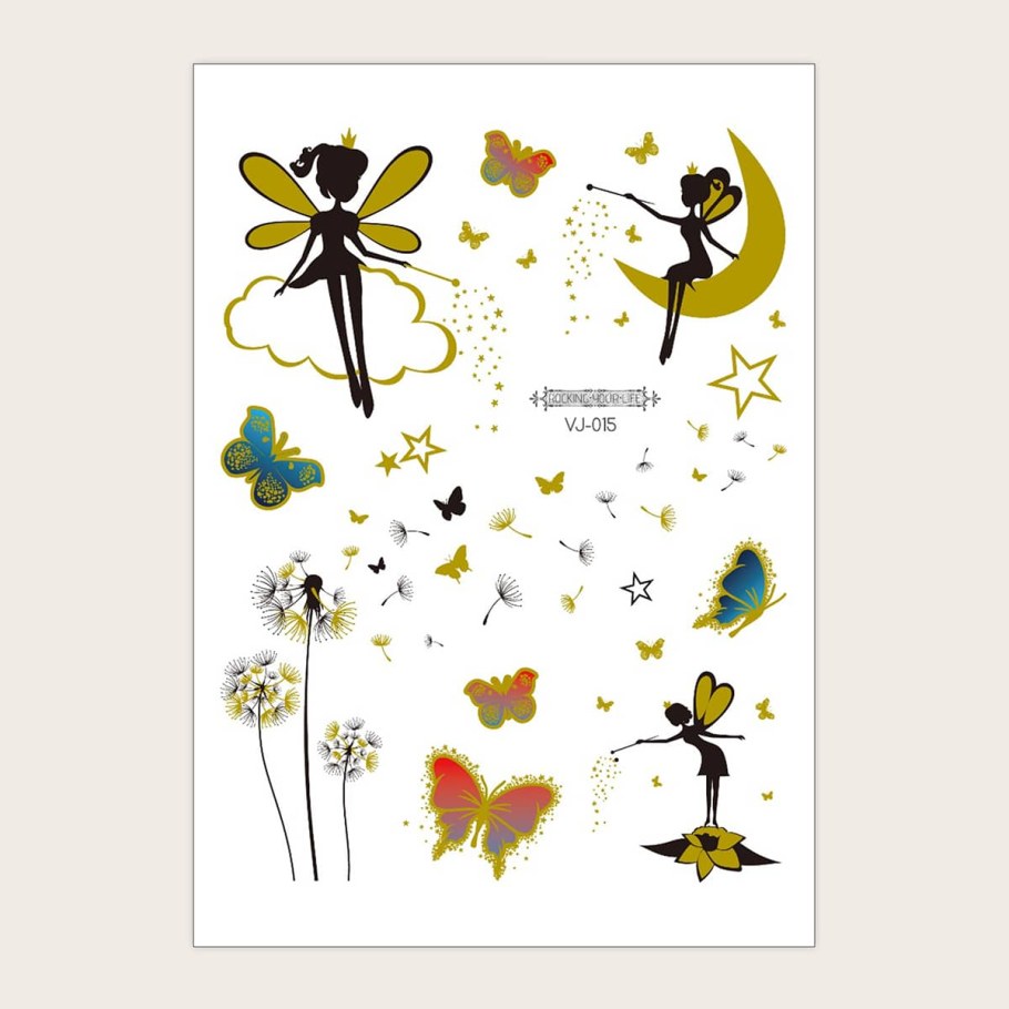 Наклейки на стену в детскую комнату феи