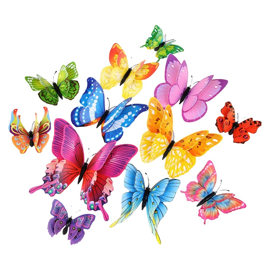 Наклейки "цветы и бабочки"