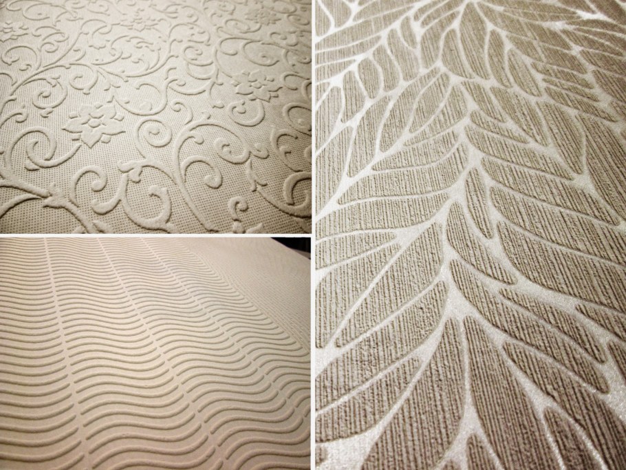 Фактурные обои для стен