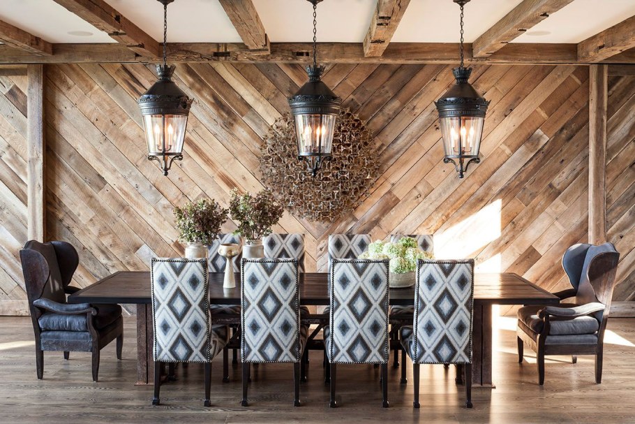 Деревянные панели в стиле Шале