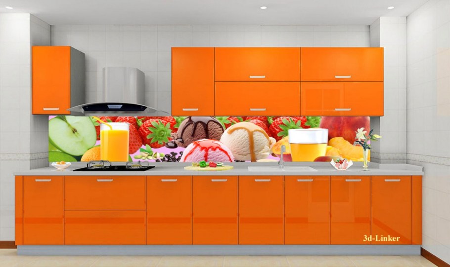 Фартук для кухни фрукты