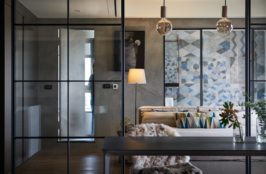 Перегородки из стекла в интерьере