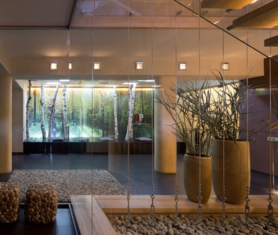 Вестибюль в эко стиле