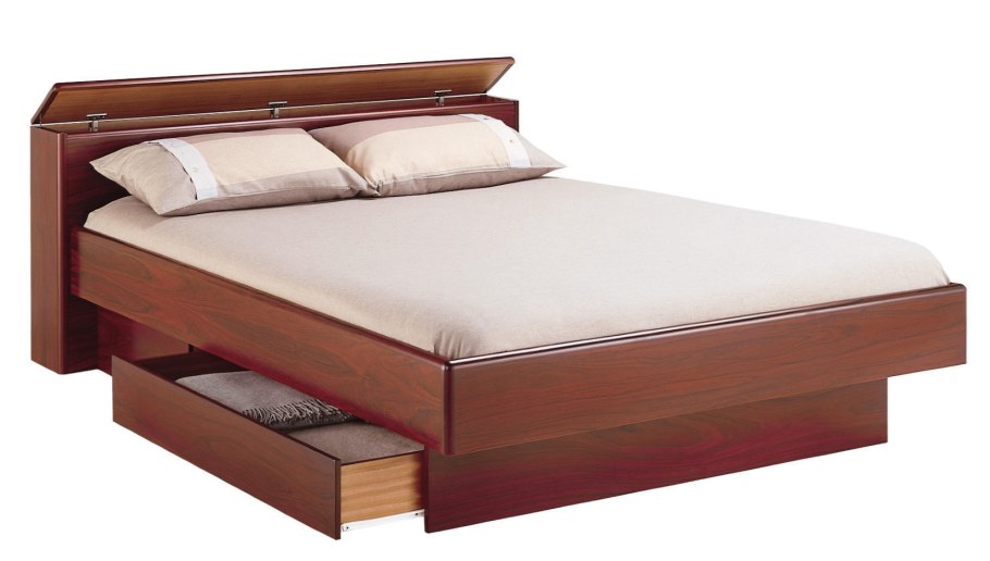 Кровать с ящиком в изголовье