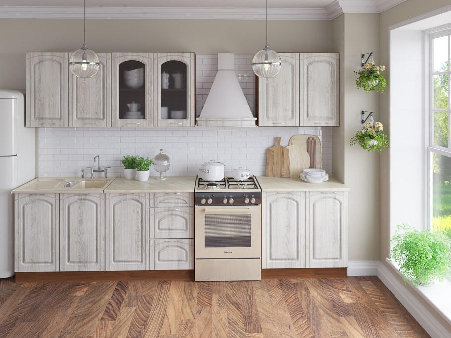 Артем-мебель кухня Оля фасады дуб пепельный