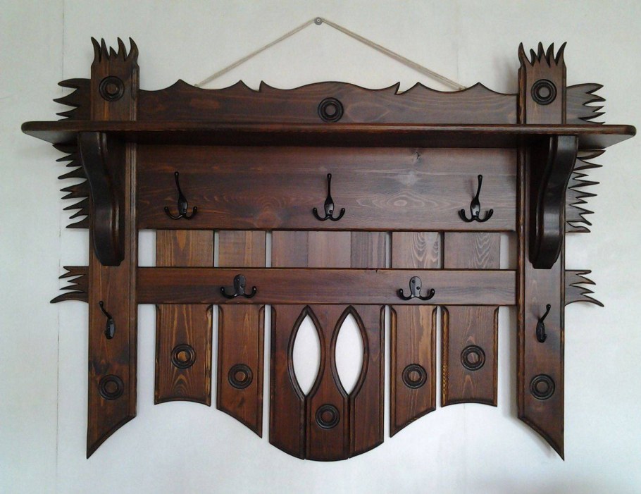 Вешалка в прихожую под старину