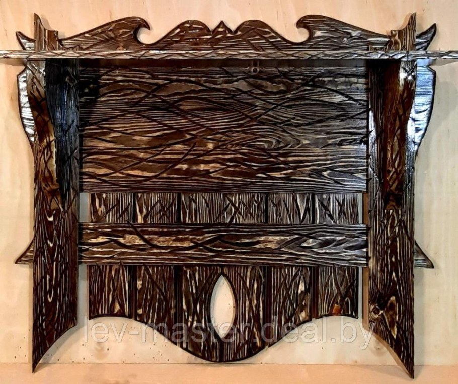 Вешалки для одежды из дерева под старину