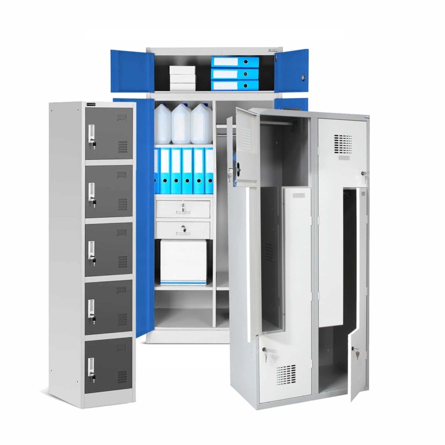 Шкафы офисные секционные