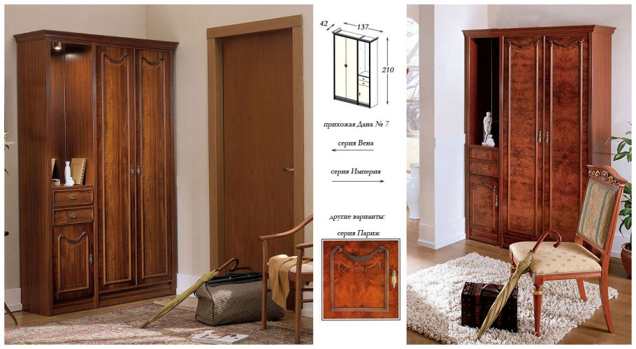 Прихожую Dana Париж №4