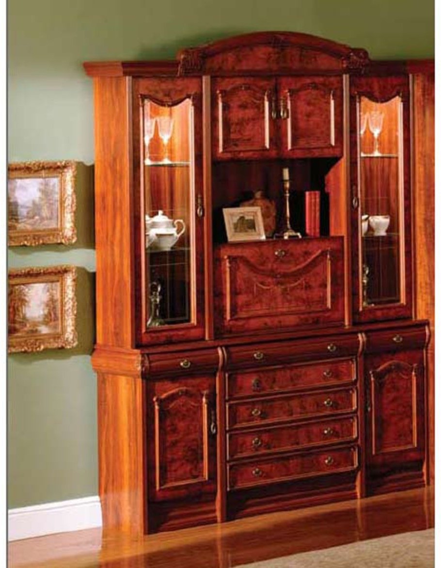 Угловая витрина №528 пекан