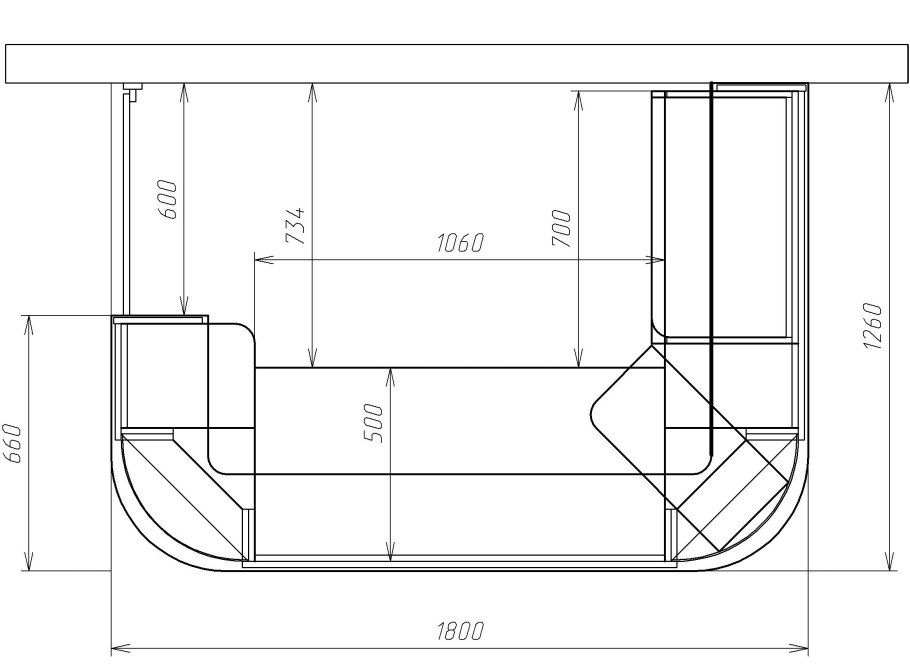 Высота стойки рецепции стандарт