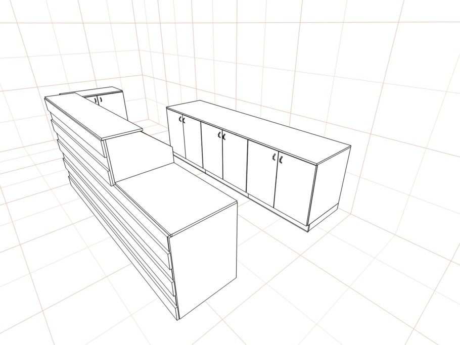Эскиз барной стойки