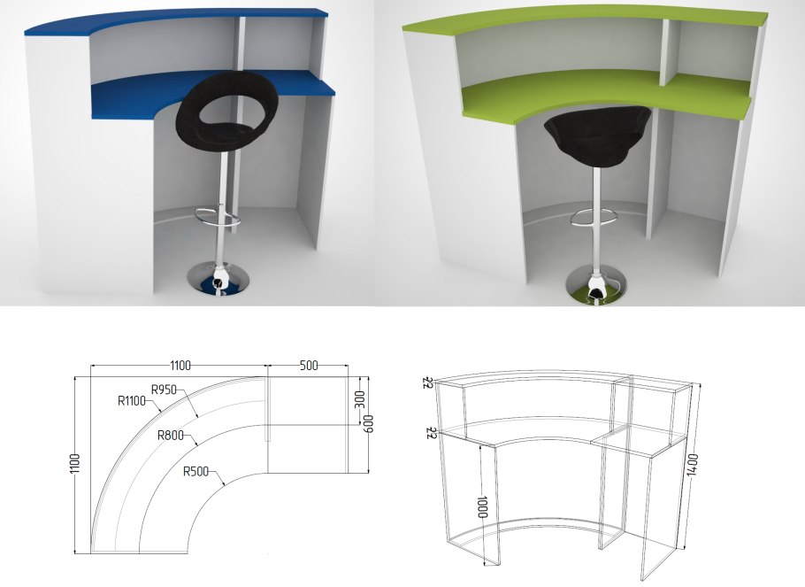 Высота ресепшена стандарт стойка ресепшн