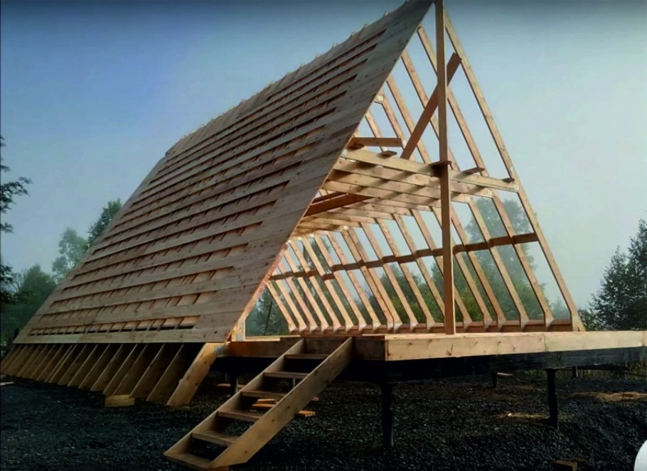 Стропильная система а фрейма