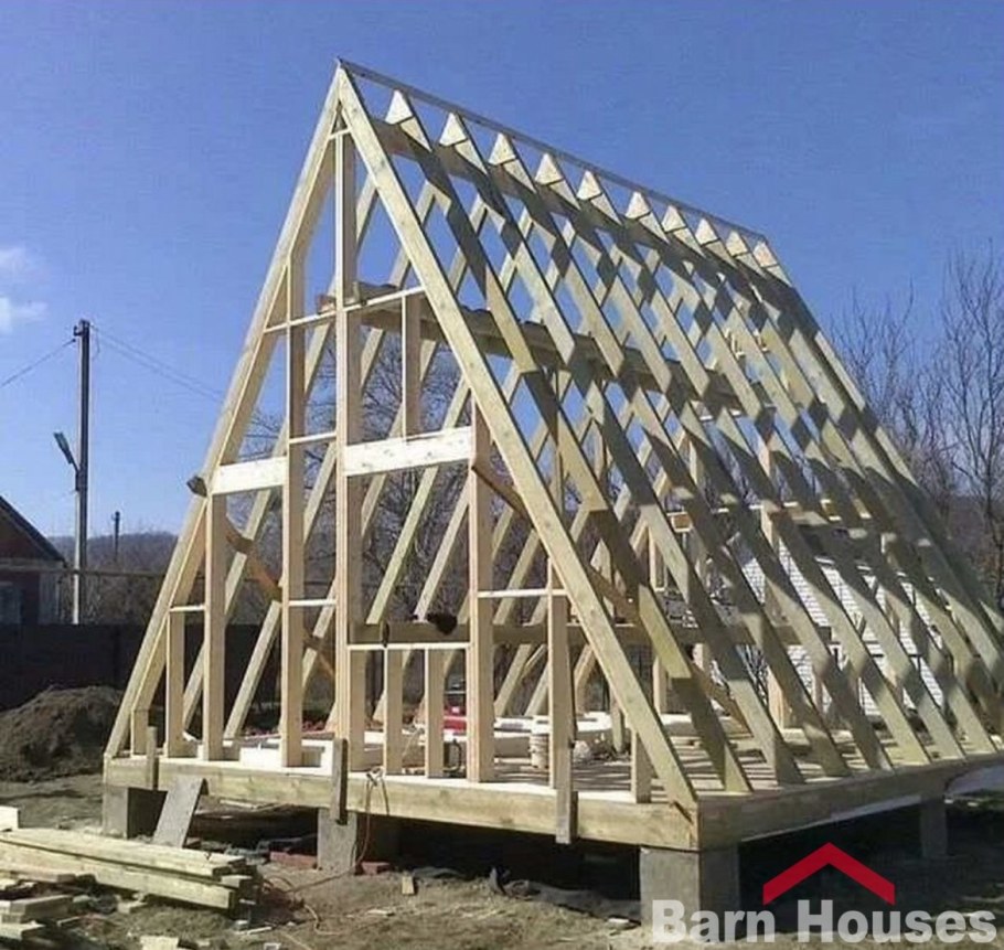 Каркас дом а фрейм 6x10