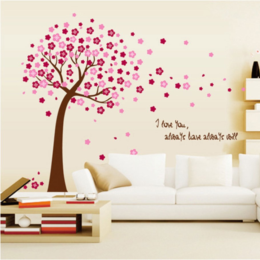 Наклейки на стену больших размеров