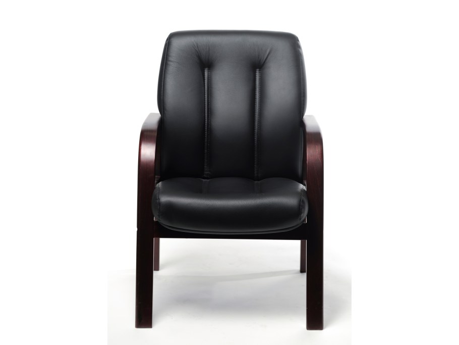 КДК кресло "forum" (c352) (60*63h100) (экокожа, черная, т.-орех)