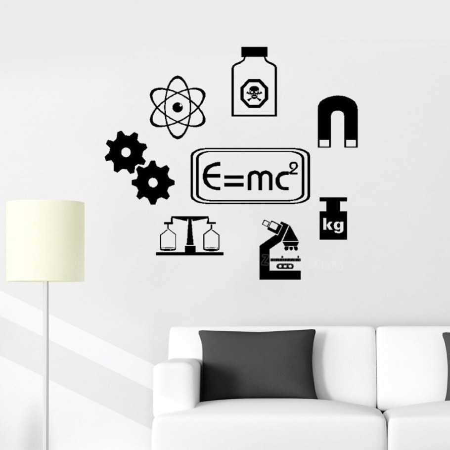 Трафарет химия на стену