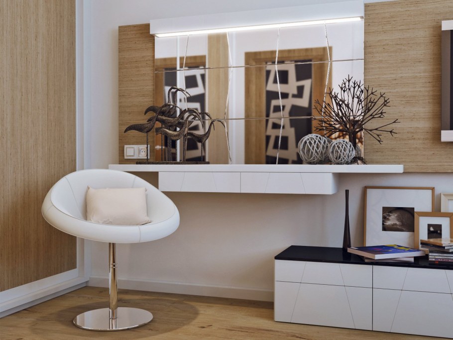 Гостиная с туалетным столиком