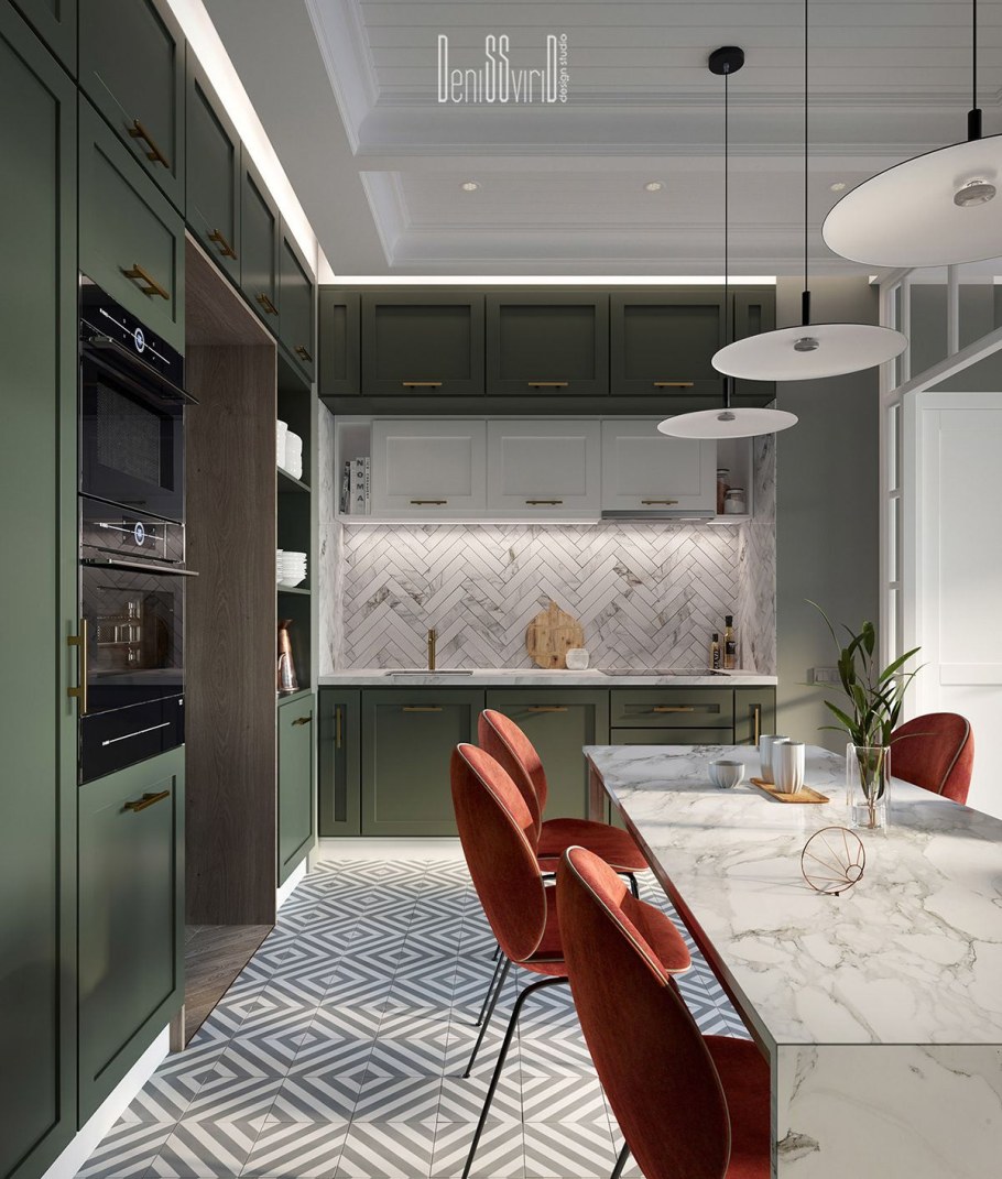 Интерьер кухни в квартире 2022