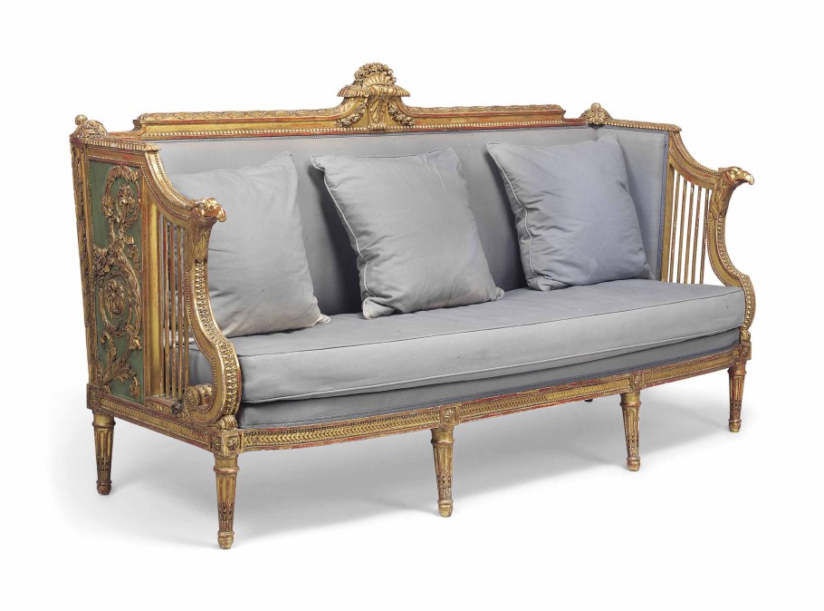 Канапе мебель рококо