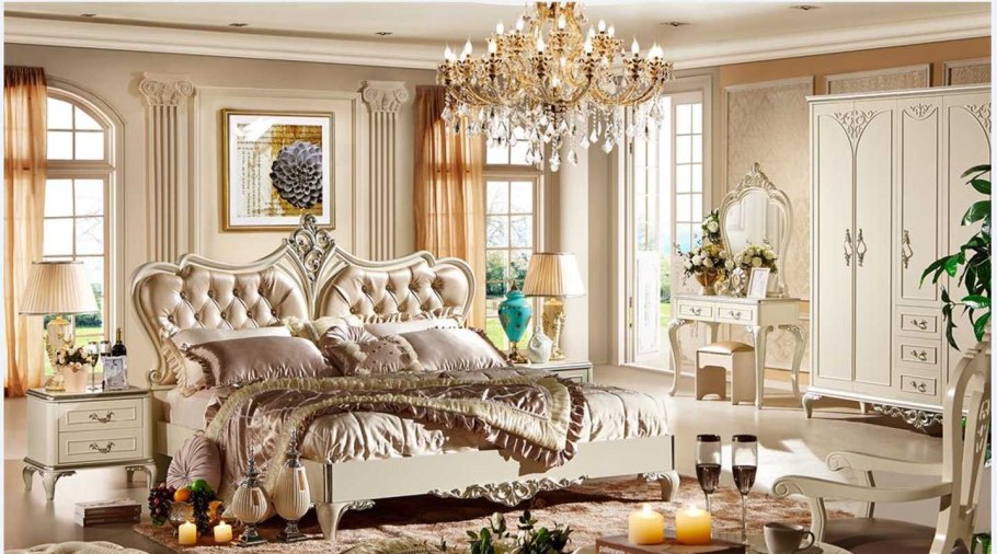 Красивая стильная спальная мебель Королевская