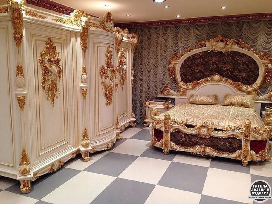 Спальни гарнитур королевском стиле