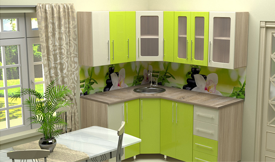 Кухня Ника 1 угловая Марибель