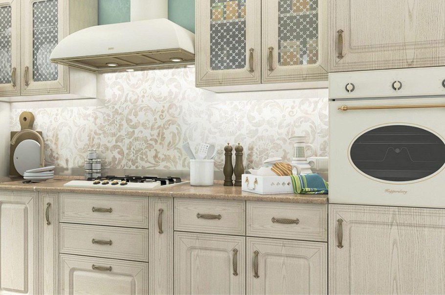 Кухня Изабель ясень патина