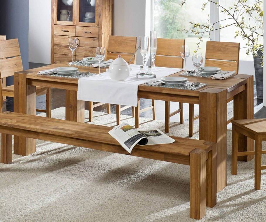 Стол из массива дуба