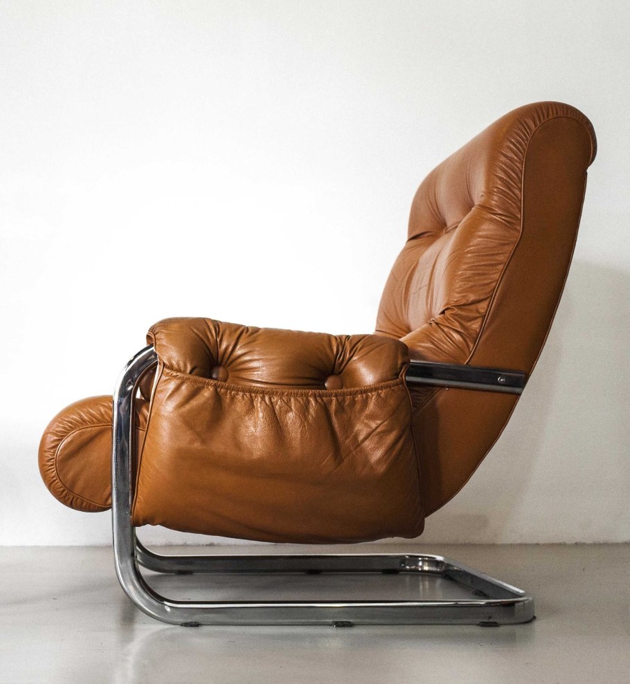 Кресло кожаное Grantham Chair