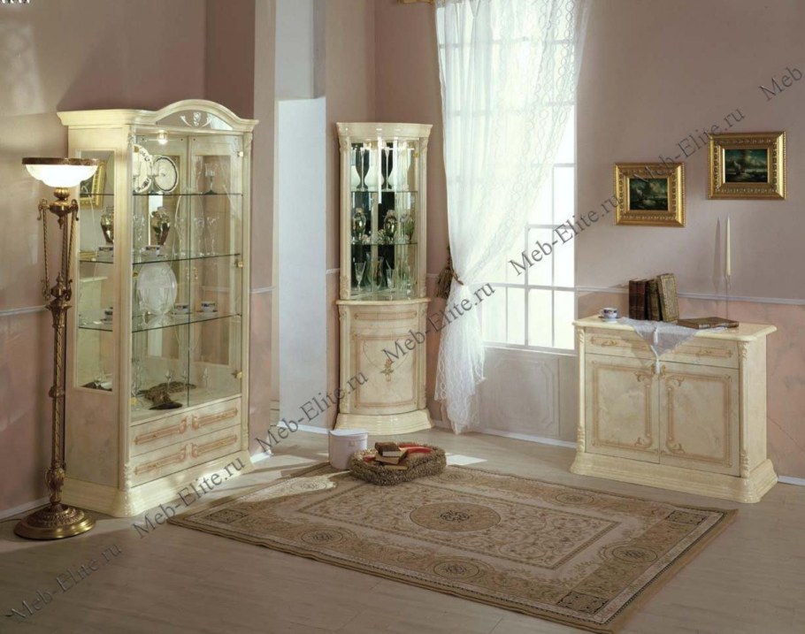 Витрина роза беж Интердизайн