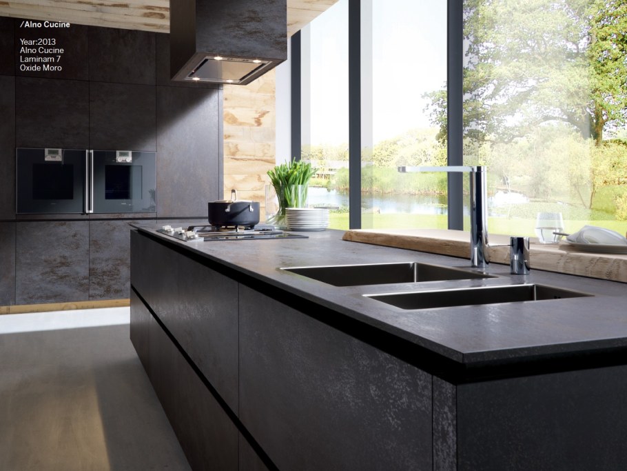 Керамогранит Laminam Oxide Nero