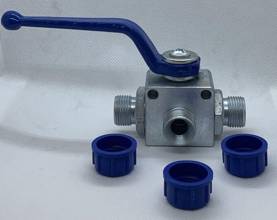 Кран гидравлический 3-х ходовой ( 20х1,5) Агроимпульс