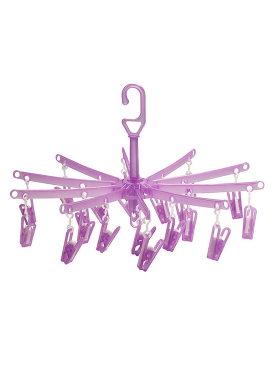 Вешалка el casa для сушки белья с прищепками VKP-24