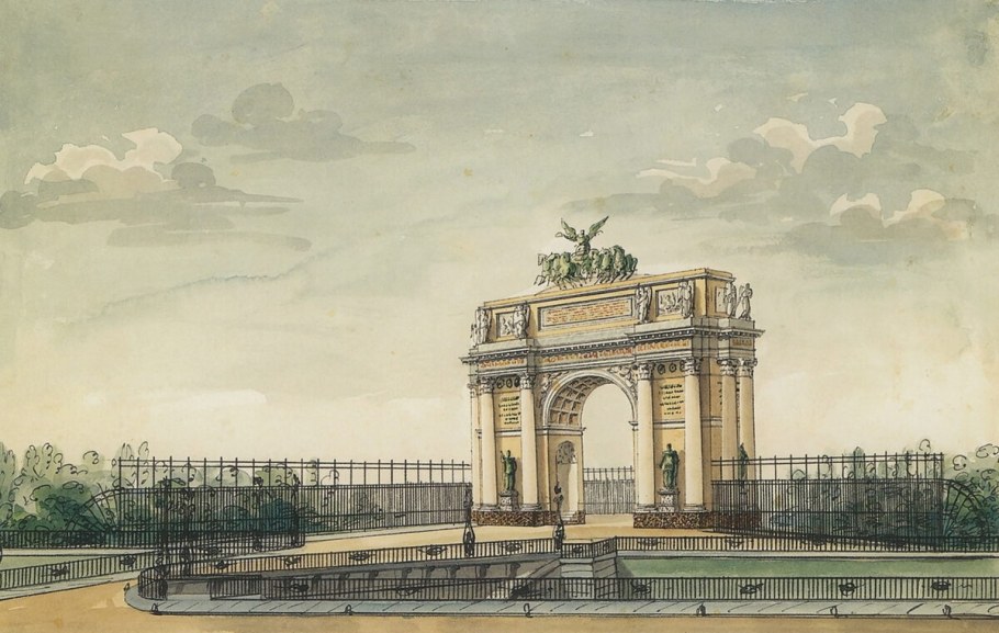 Стасов Нарвские триумфальные ворота в Санкт-Петербурге