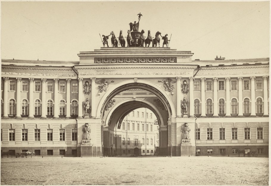 Арка генерального штаба. Архитектор к. Росси
