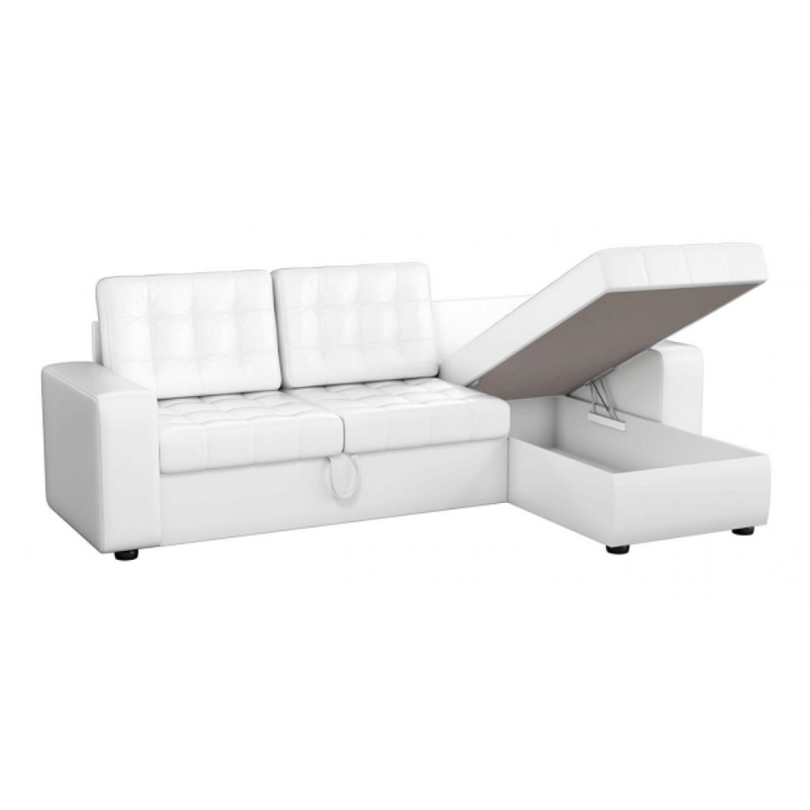 Диван Камелот угловой кожаный