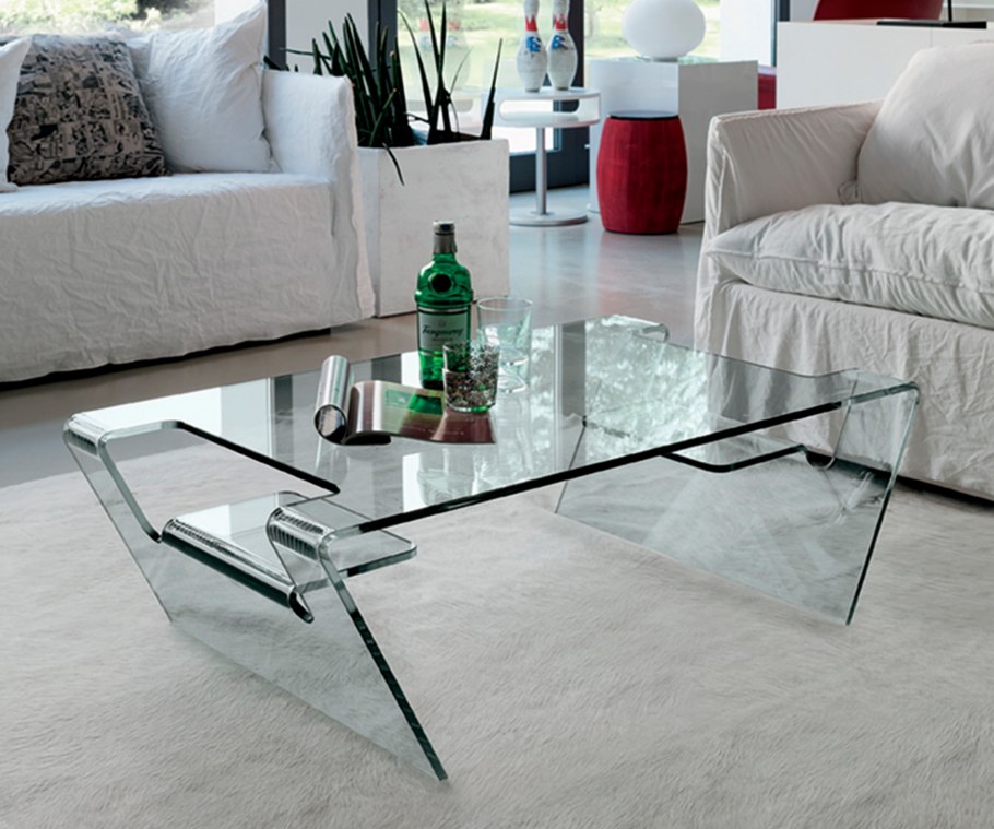 Журнальный стол vetro mebel CT-15 орех + серый