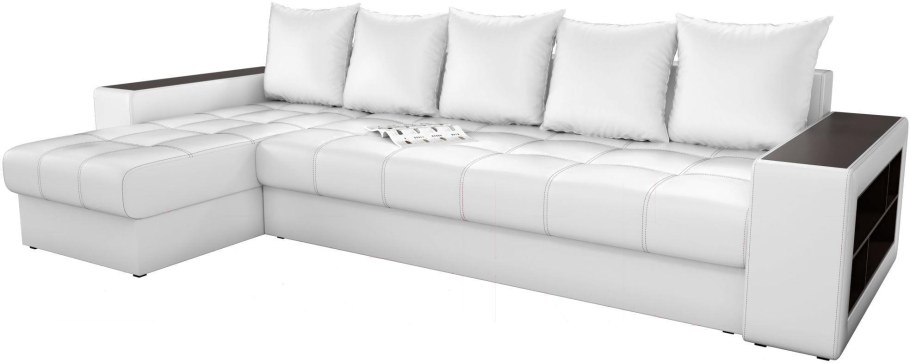 Диван Дубай п белый эко кожа