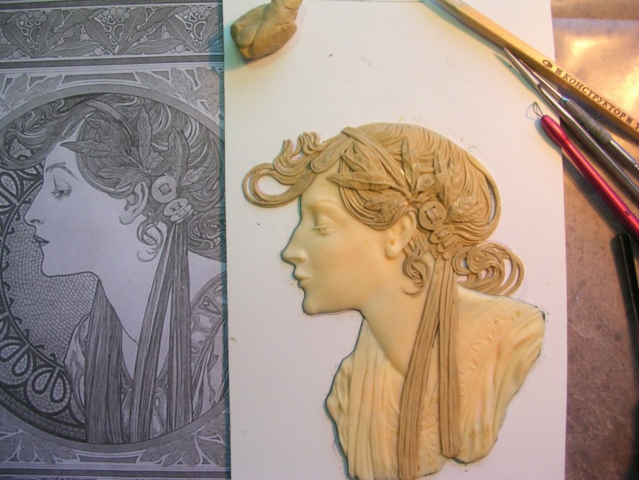 Архитектура ар нуво Париж барельеф скульптор Кутан