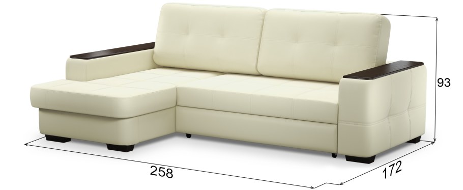 Диван угловой Брюссель next габариты