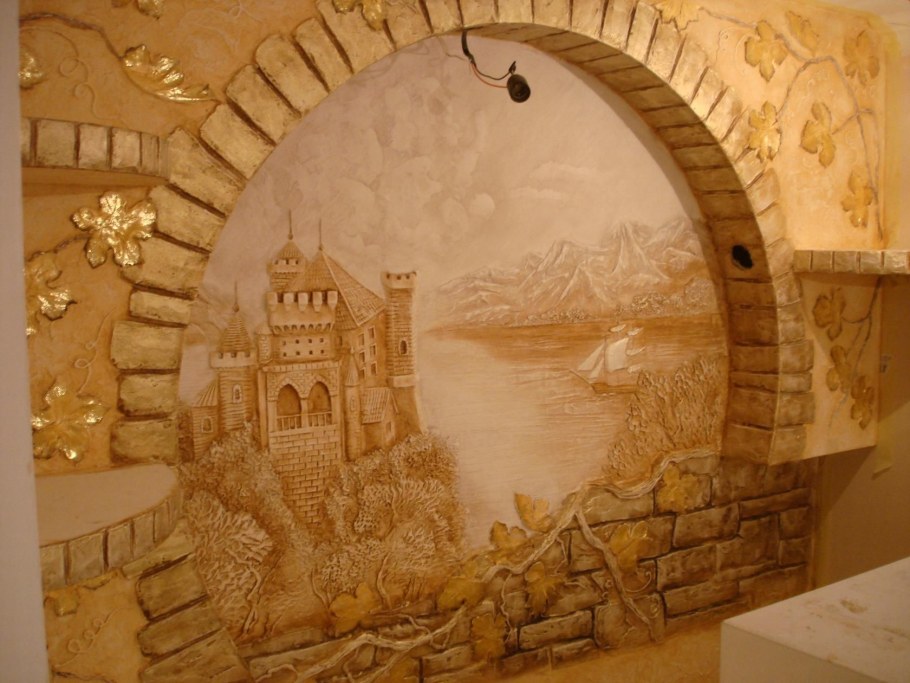 Барельеф арка