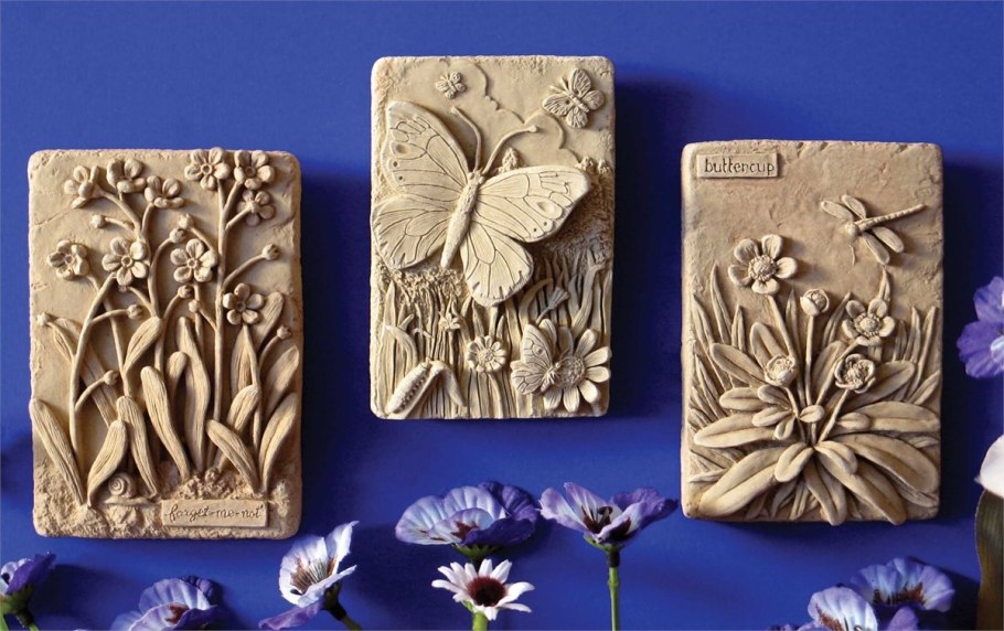 Декоративное панно из глины