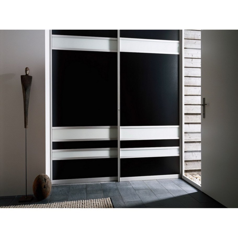 Шкаф купе черно белый