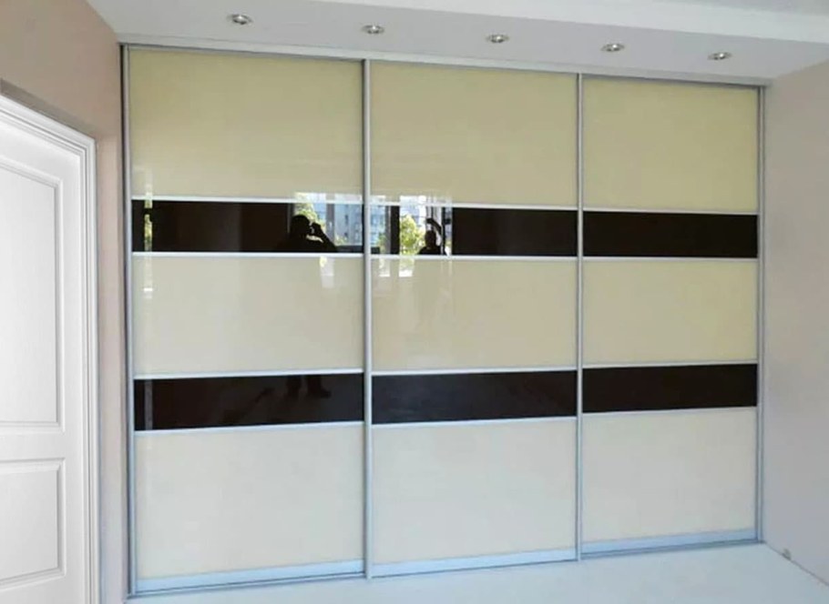 Шкаф купе беж камео