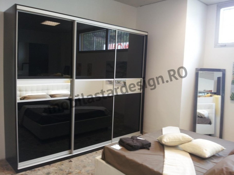 Шкаф купе венге глянец темный